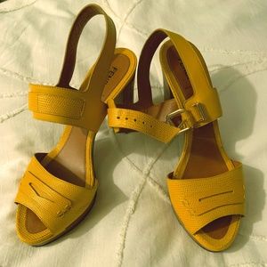 Yellow Fendi Sandals - EUR 40